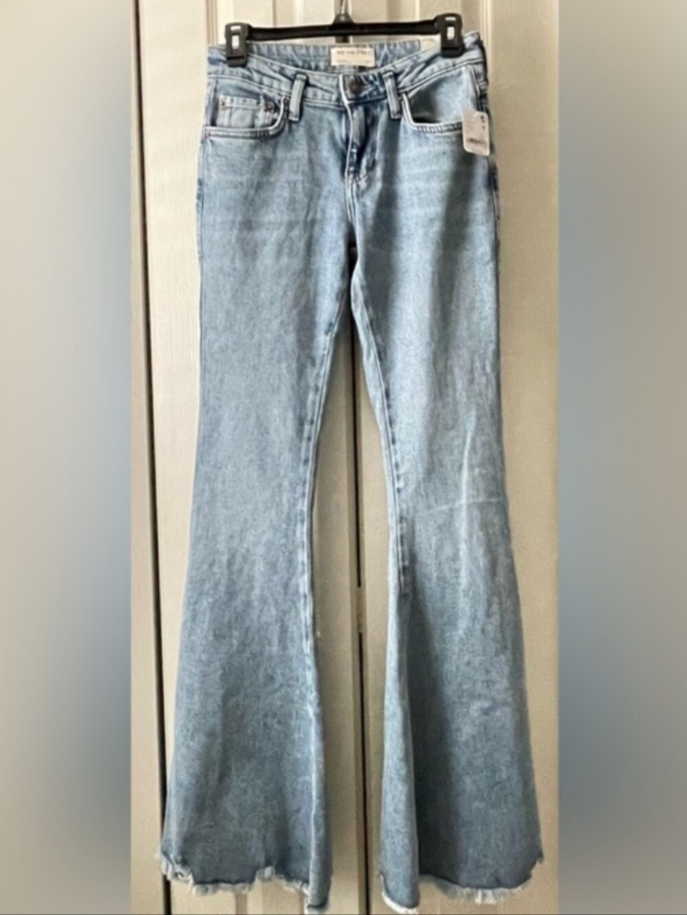 Free People NWT We The Free Emre Light Blue Flare Jeans